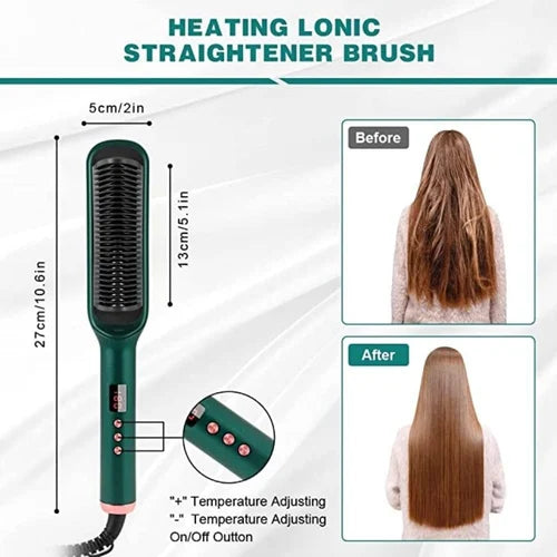 Professional Electric Hair Straightener Comb Brush